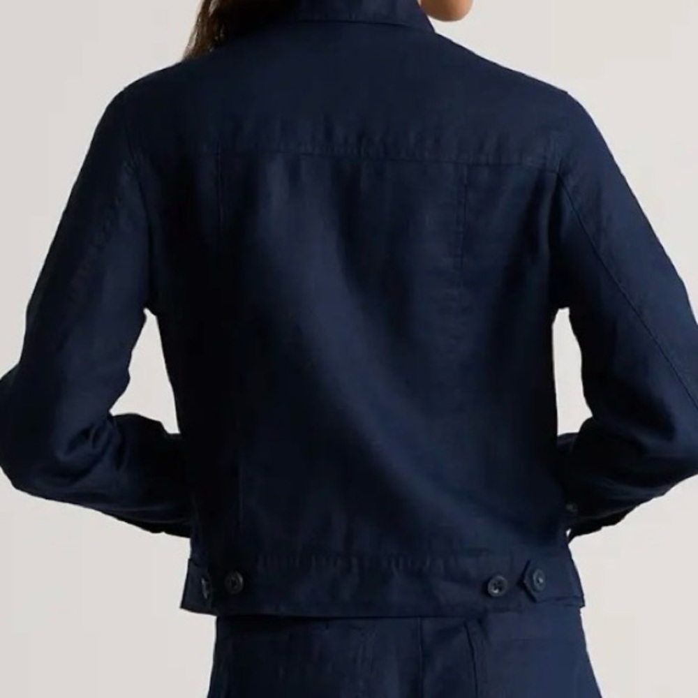 Quince 100% European Linen Jacket XL Like New - Picture 5 of 7